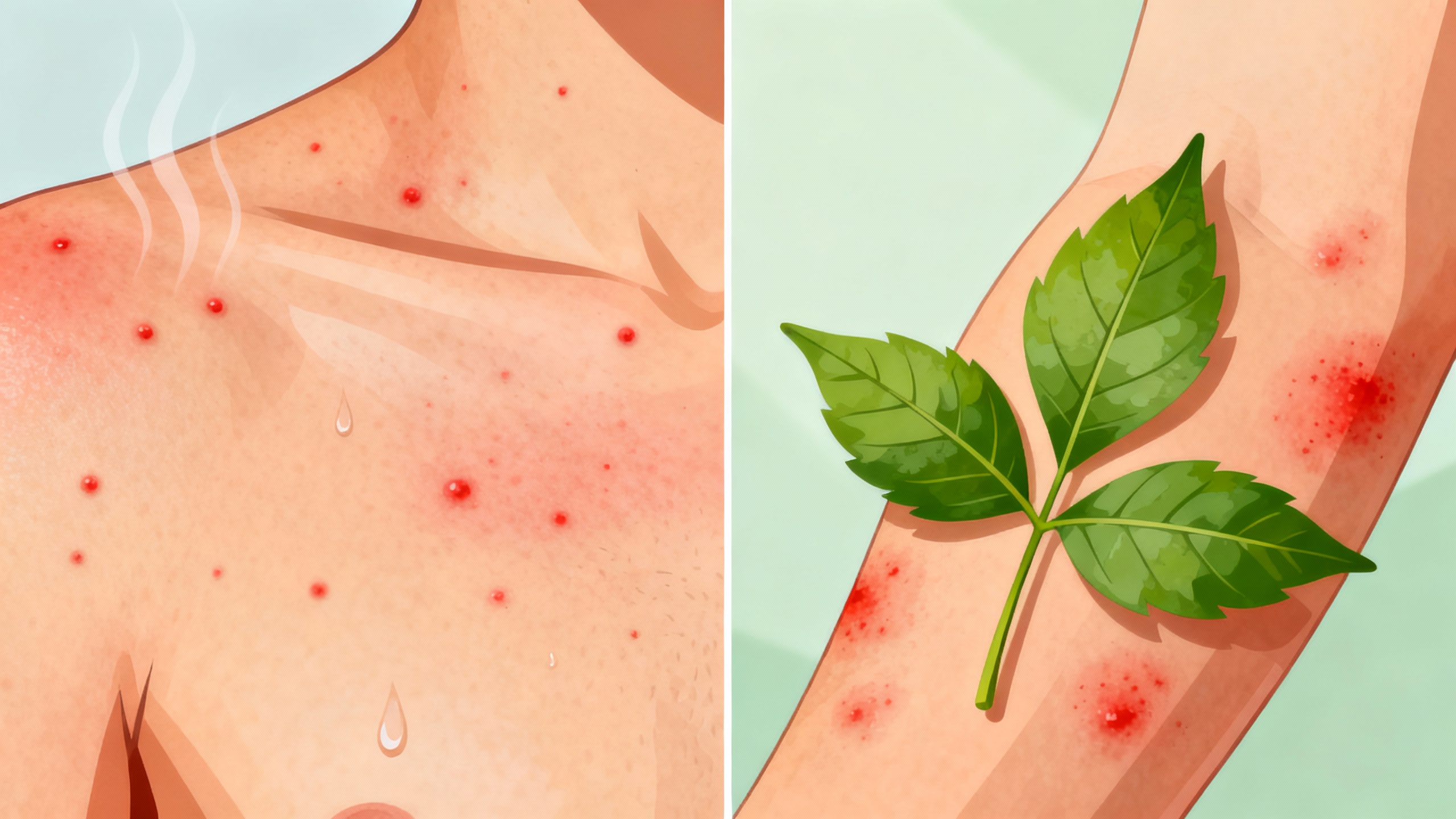 Featured image for Heat Rash vs Poison Ivy: Understanding the Distinctions for Better Care