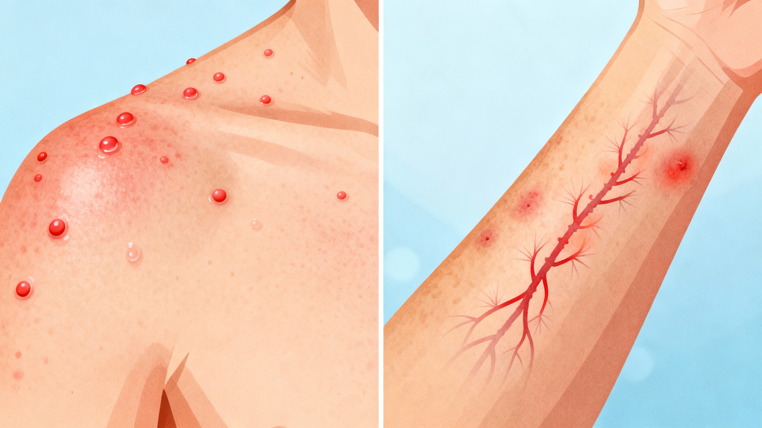 Featured image for Distinguishing the Itch: Heat Rash vs Shingles Explained
